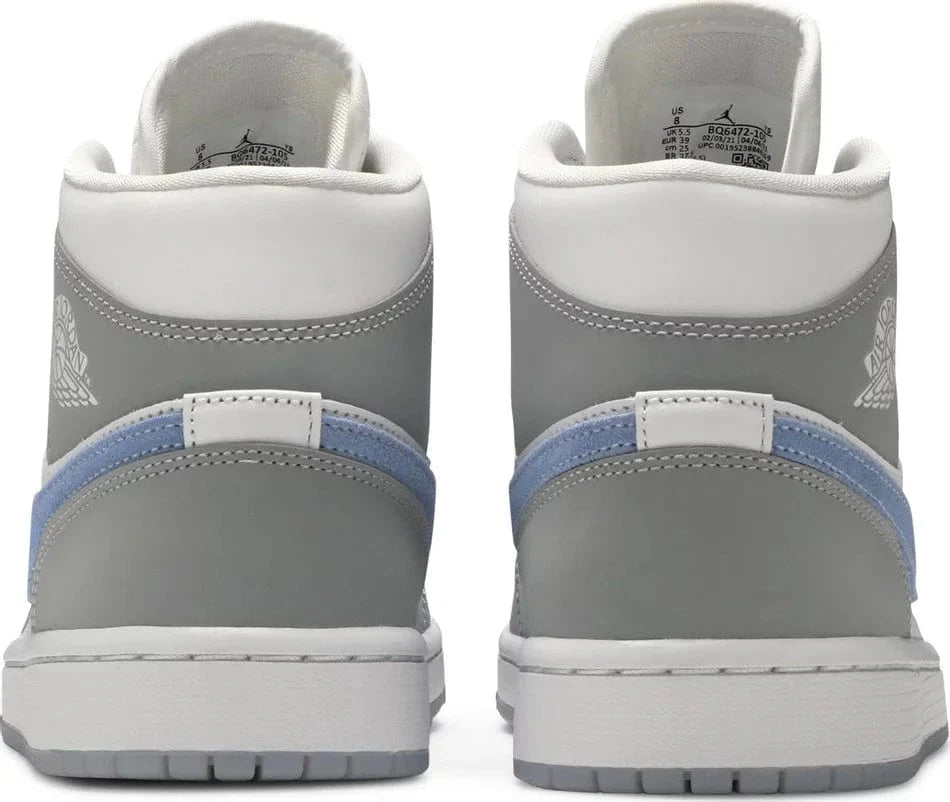 Jordan 1 Mid Wolf Grey Aluminum (Women's)