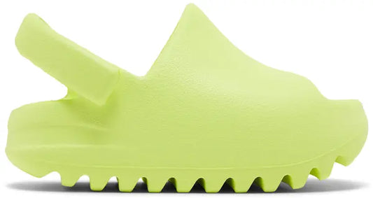 Yeezy Slides Infants 'Glow Green'