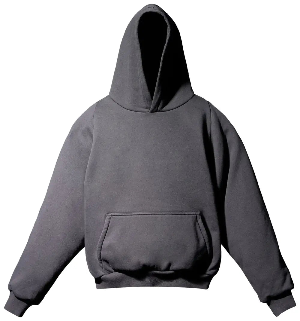 Yeezy Gap Engineered by Balenciaga Logo Shrunken Hoodie 'Black'