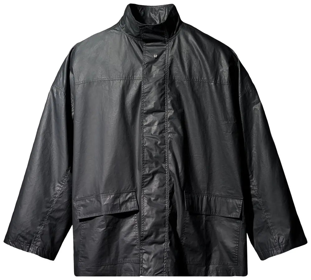 Yeezy Gap Engineered by Balenciaga Coated Cotton Light Parka 'Black'