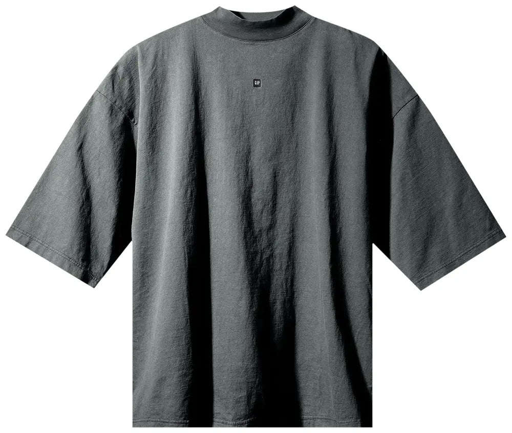 Yeezy Gap Engineered by Balenciaga Logo 3/4 Sleeve Tee 'Dark Green'