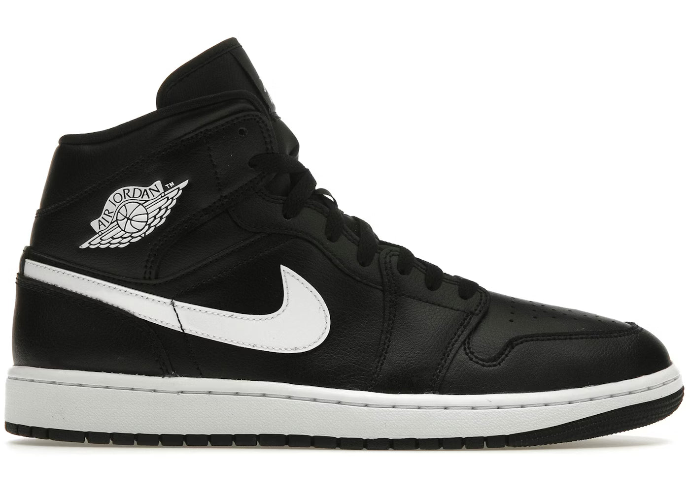 Jordan 1 Mid Black White (Women's) POS