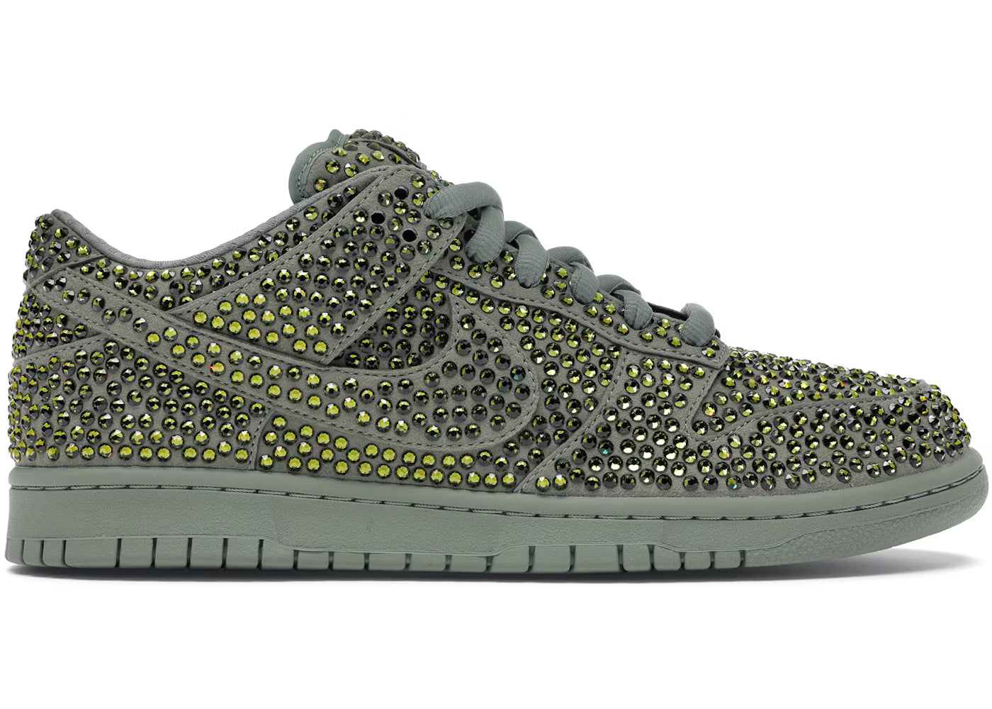 Cactus Plant Flea Market x Swarovski x Nike Dunk Low 'Spiral Sage'