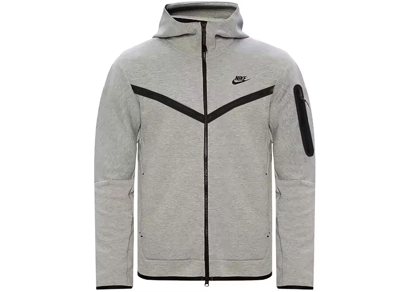 Nike Sportswear Tech Fleece Windrunner Full Zip Hoodie Dark Grey Heather/Black Men's POS