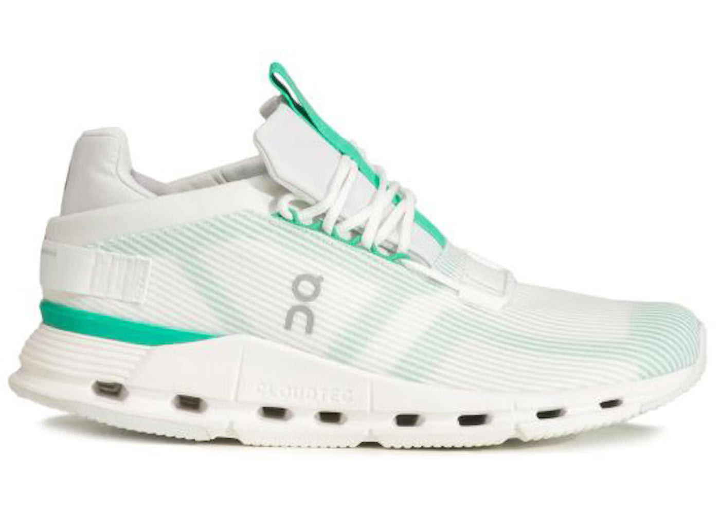 On Running Cloudnova Undyed White Mint POS