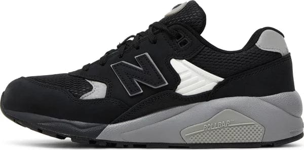 New Balance 580 Black Shadow Grey Silver Metallic
