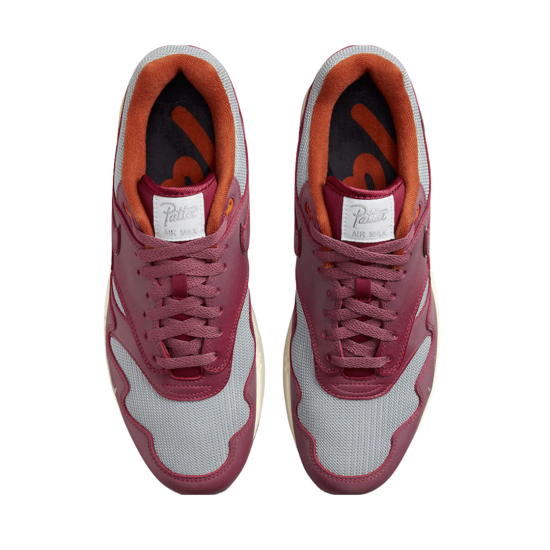 Nike Air Max 1 Patta Waves Rush Maroon (with Bracelet)