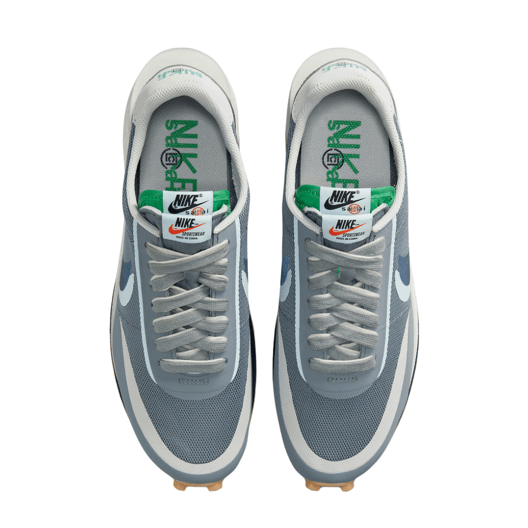 Nike LD Waffle sacai CLOT Kiss of Death 2 Cool Grey