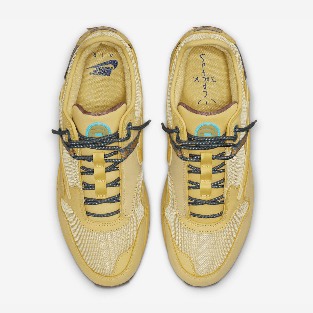 Nike Air Max 1 Travis Scott Cactus Jack Saturn Gold POS