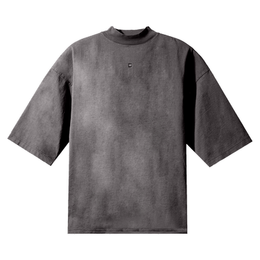 Yeezy Gap Engineered by Balenciaga Logo 3/4 Sleeve Tee 'Dark Grey'