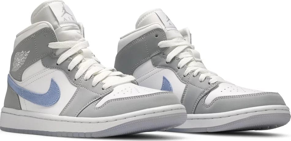 Jordan 1 Mid Wolf Grey Aluminum (Women's)
