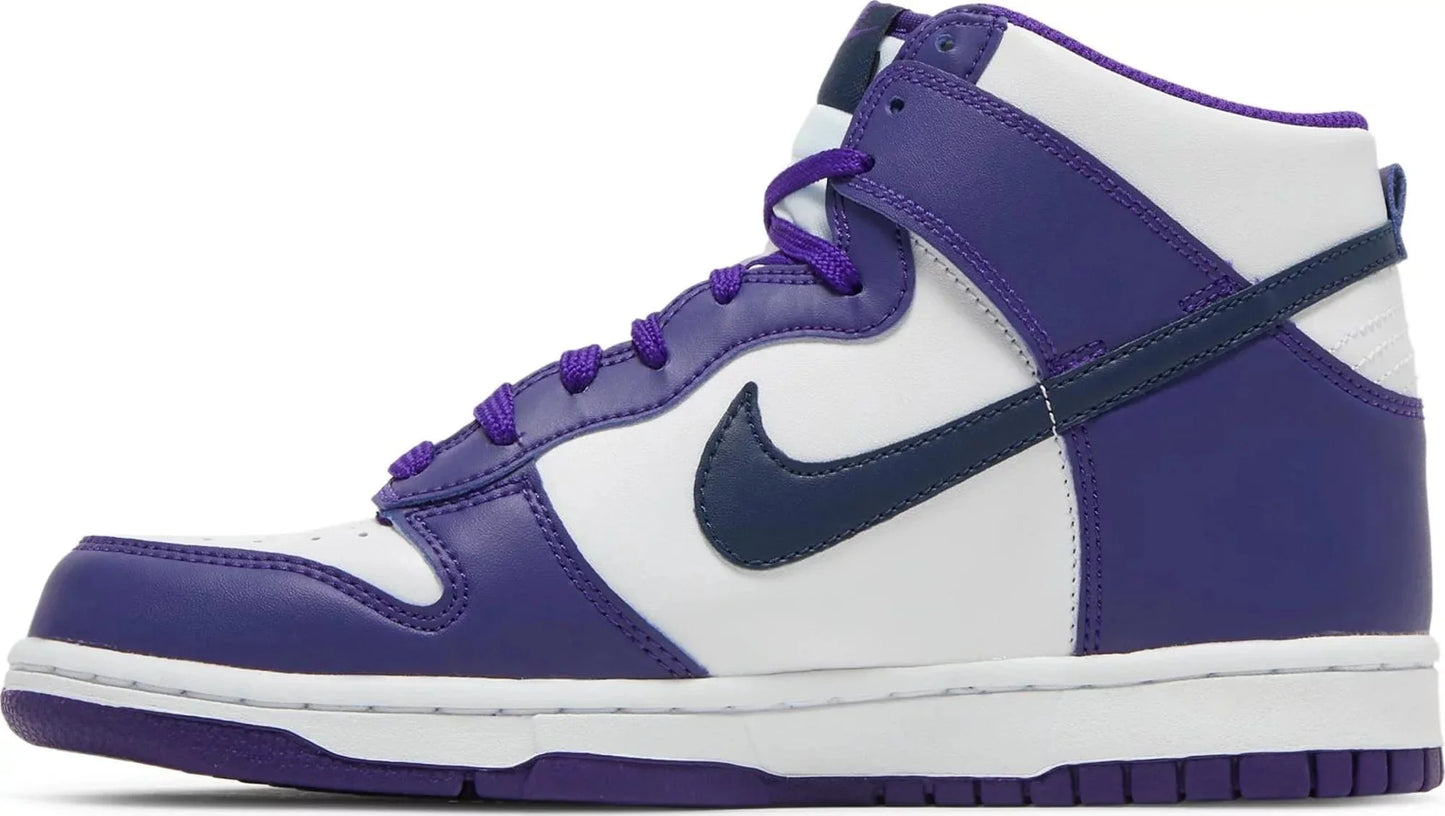 Nike Dunk High Electro Purple Midnight Navy (GS)