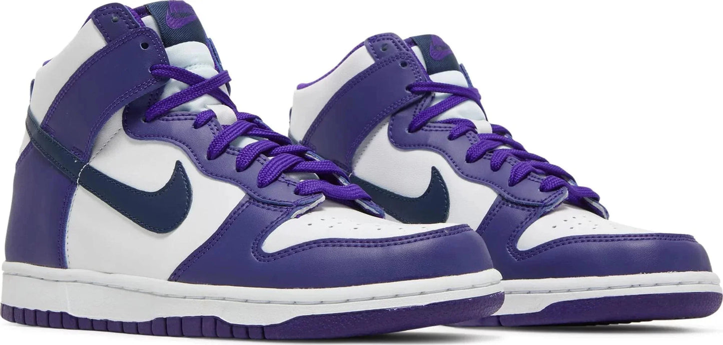 Nike Dunk High Electro Purple Midnight Navy (GS)