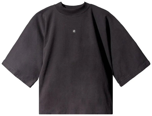 Yeezy Gap Engineered by Balenciaga Cropped Logo No Seam Tee 'Black'
