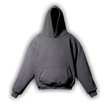 Yeezy Gap Engineered by Balenciaga Logo Shrunken Hoodie 'Black'