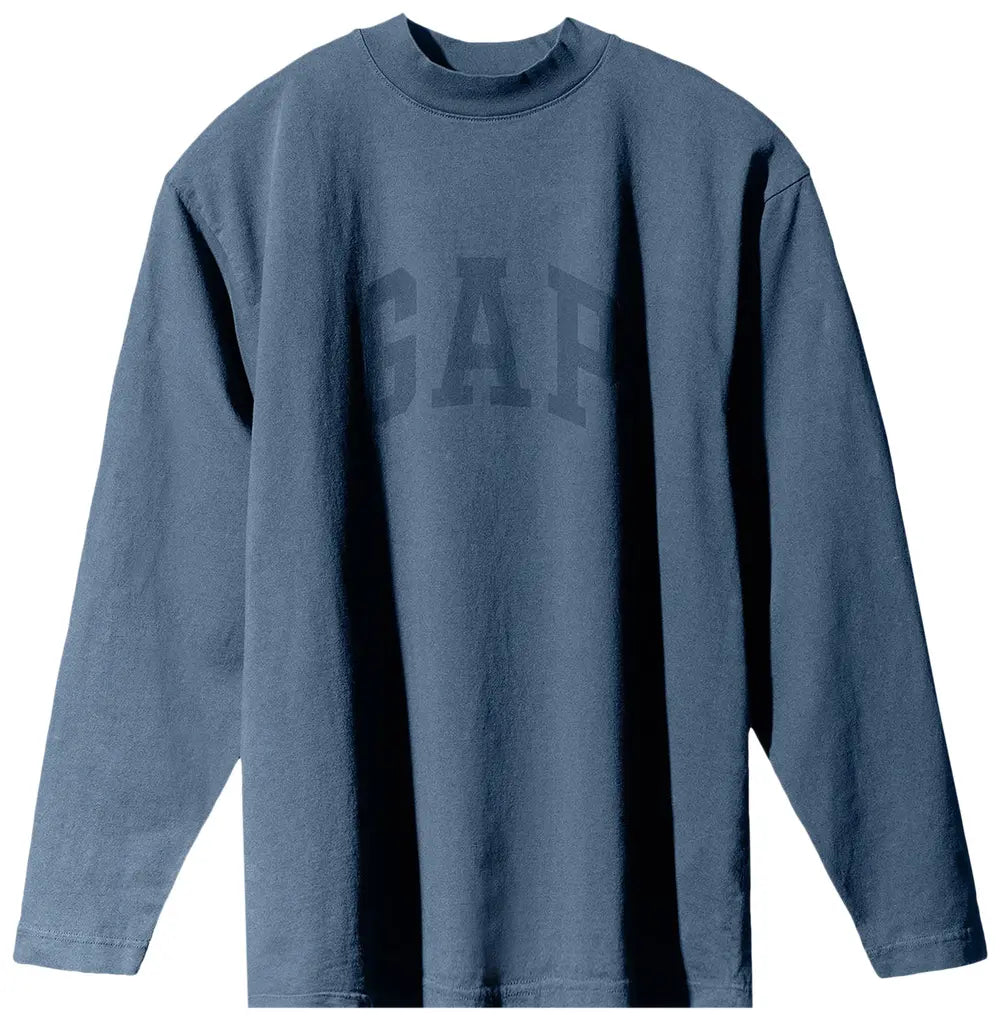 Yeezy Gap Engineered by Balenciaga Dove Long-Sleeve Tee 'Dark Blue'