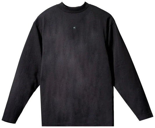 Yeezy Gap Engineered by Balenciaga Logo Long-Sleeve Tee 'Black'