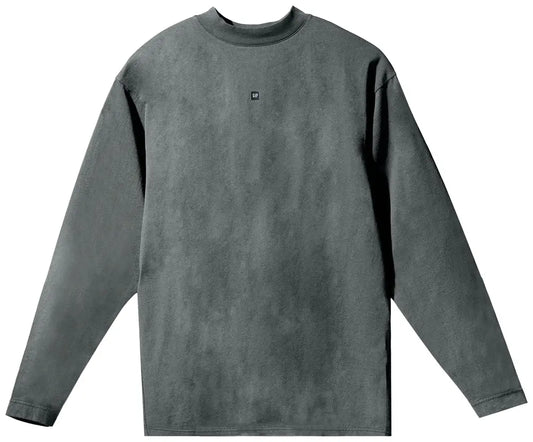 Yeezy Gap Engineered by Balenciaga Logo Long-Sleeve Tee 'Dark Green'