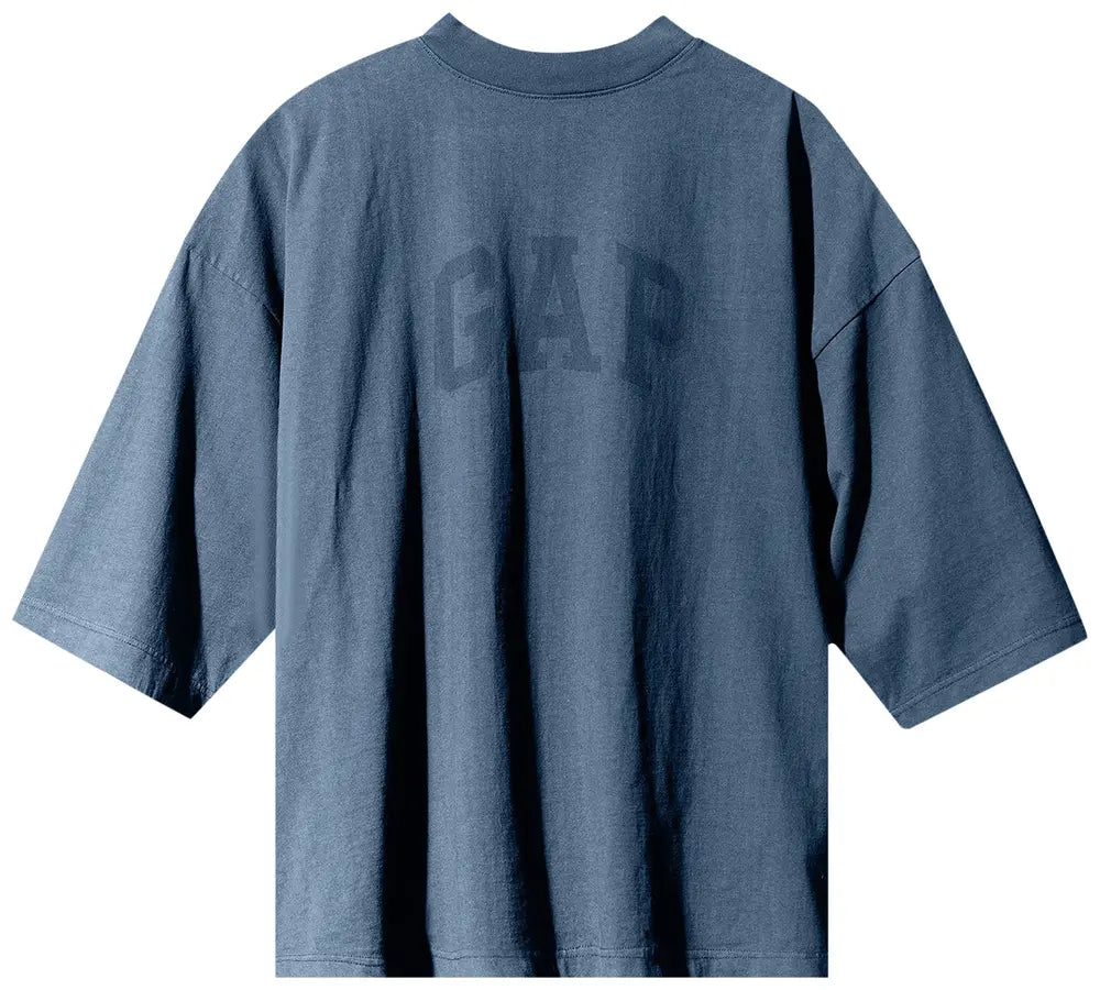 Yeezy Gap Engineered by Balenciaga Dove 3/4 Sleeve Tee 'Dark Blue'