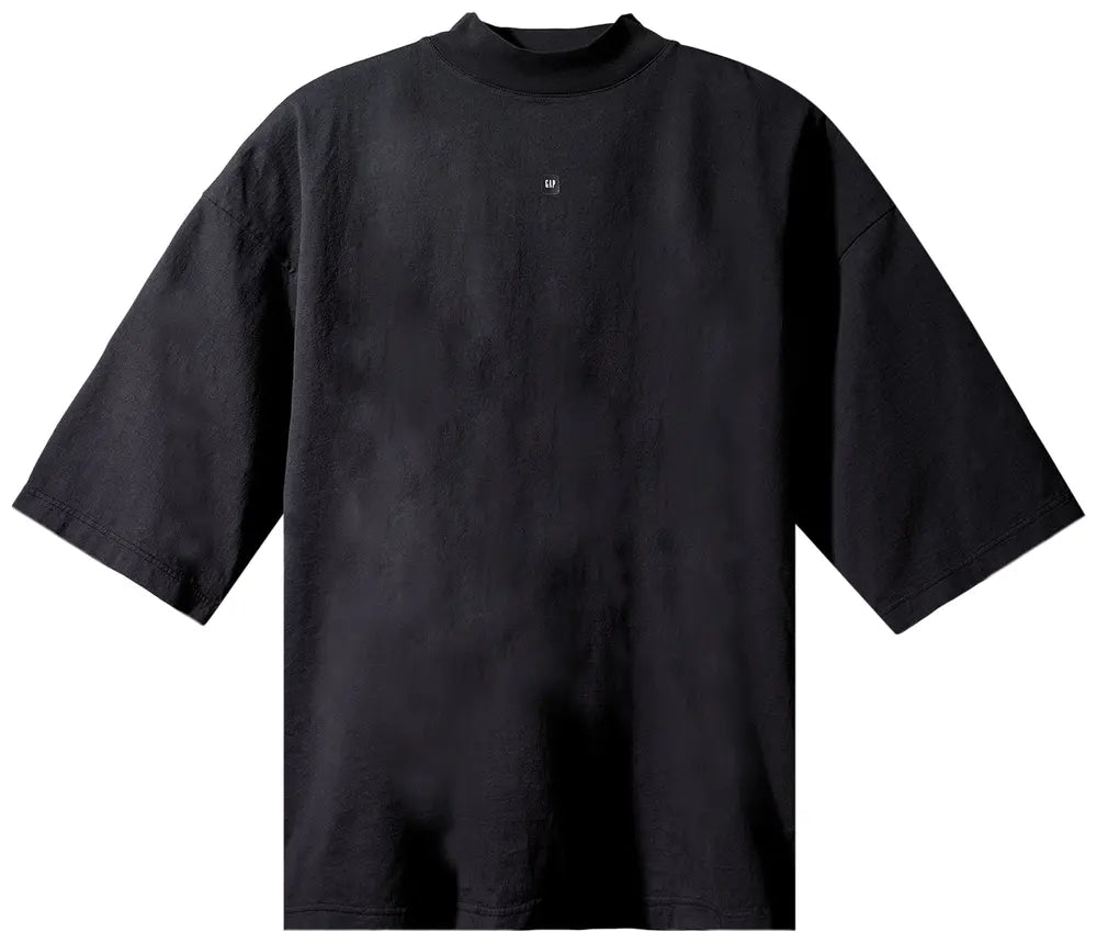 Yeezy Gap Engineered by Balenciaga Logo 3/4 Sleeve Tee 'Black'
