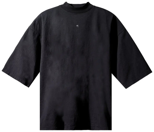 Yeezy Gap Engineered by Balenciaga Logo 3/4 Sleeve Tee 'Black'