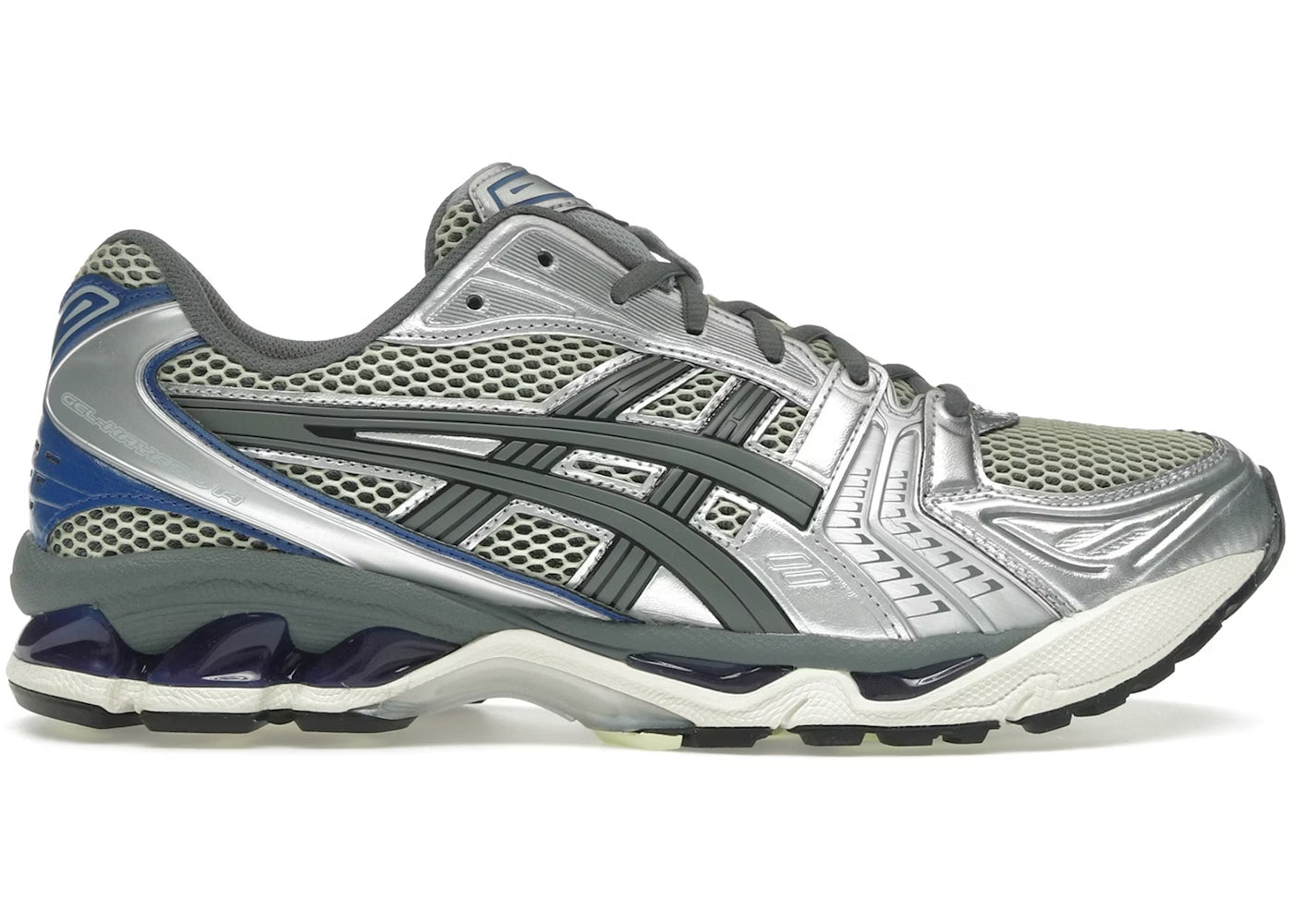 ASICS Gel-Kayano 14 Soft Yellow Asics Blue POS