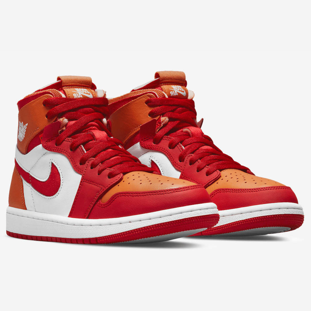 Jordan 1 High Zoom Air CMFT Fire Red Hot Curry (W)