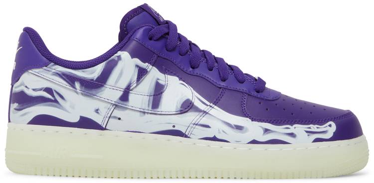 Air Force 1 Low Purple Skeleton POS