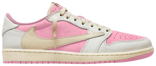 Travis Scott x Air Jordan 1 Retro Low OG 'Muslin Pink' POS