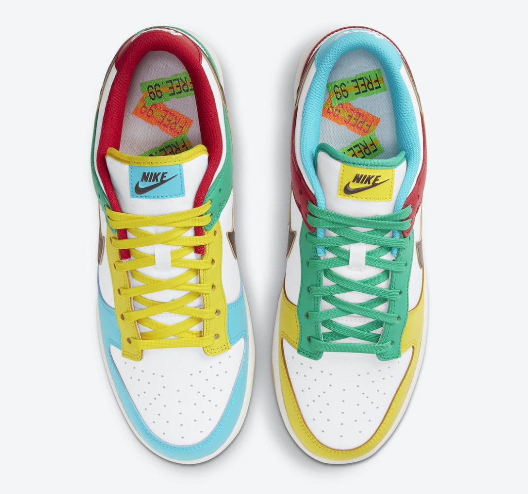 Nike Dunk Low Free 99 White (GS)
